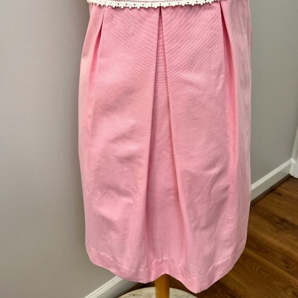 Lilly Pulitzer Betsey Dress Solid Faille in Lillys Pink Strapless Size 2 - Picture 3 of 12